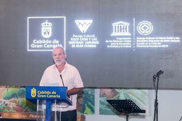 El Cabilldo celebra el primer aniversario de la declaración de Risco Caído como Patrimonio de la Unesco (Foto TA)